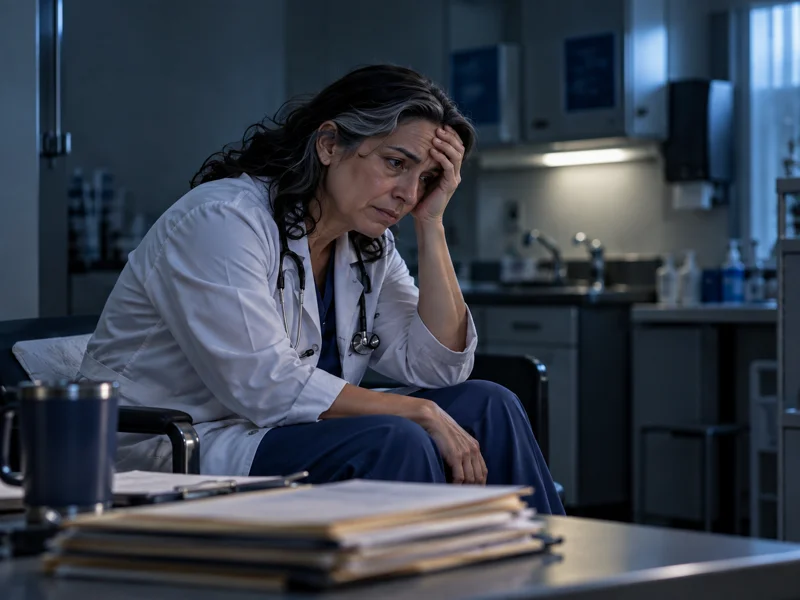 Médica: agotamiento en el entorno de trabajo